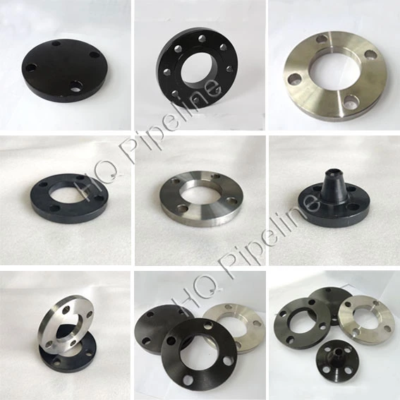 ANSI B16.5/DIN/En1092/GOST/BS Forged/Forging Fitting Carbon/Stainless Steel Pn10/16 Welding/Weld Neck/Threaded/Blind/Slip on/Flat Plate/Socket RF/FF Pipe Flange