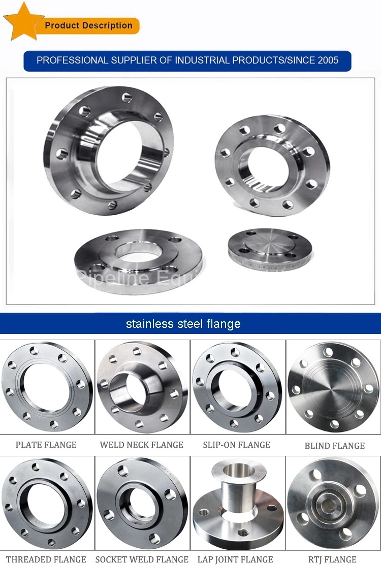 ASME/ANSI/DIN/GOST/BS En RF/FF/Rtj 150#-2500# Carbon Steel /Stainless Steel /Alloy Steel Forged Wn/So/Threaded/Plate/Socket/Blind Flange